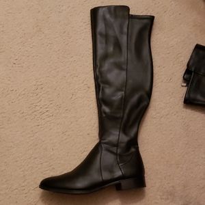 New Day Knee High Boots Black Sz 8.5
